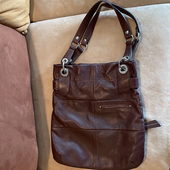 Bruce Makowsky brown leather purse - Picture 3 of 5